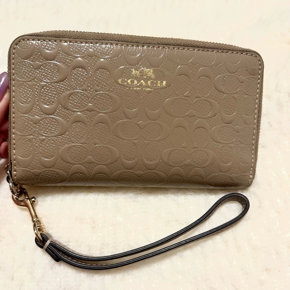 Coach Double Zip Wallet